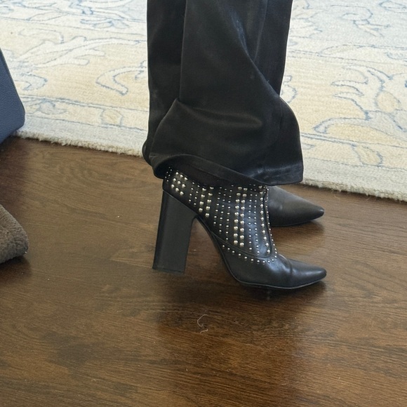 Iro Studded Boots Size 37 Black Leather - Picture 13 of 13